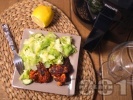 Рецепта Пържени пилешки крилца без мазнина с хрупкава коричка и билки в AirFryer